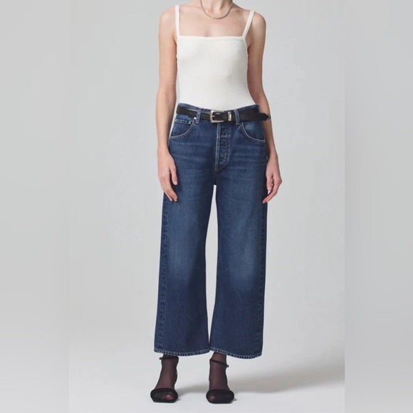 Citizens of Humanity Gaucho Vintage Wide Leg Yves Blue Size 26 - Picture 11 of 11
